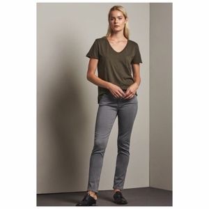 AG the Stilt Cigarette Jeans Gray SZ 29